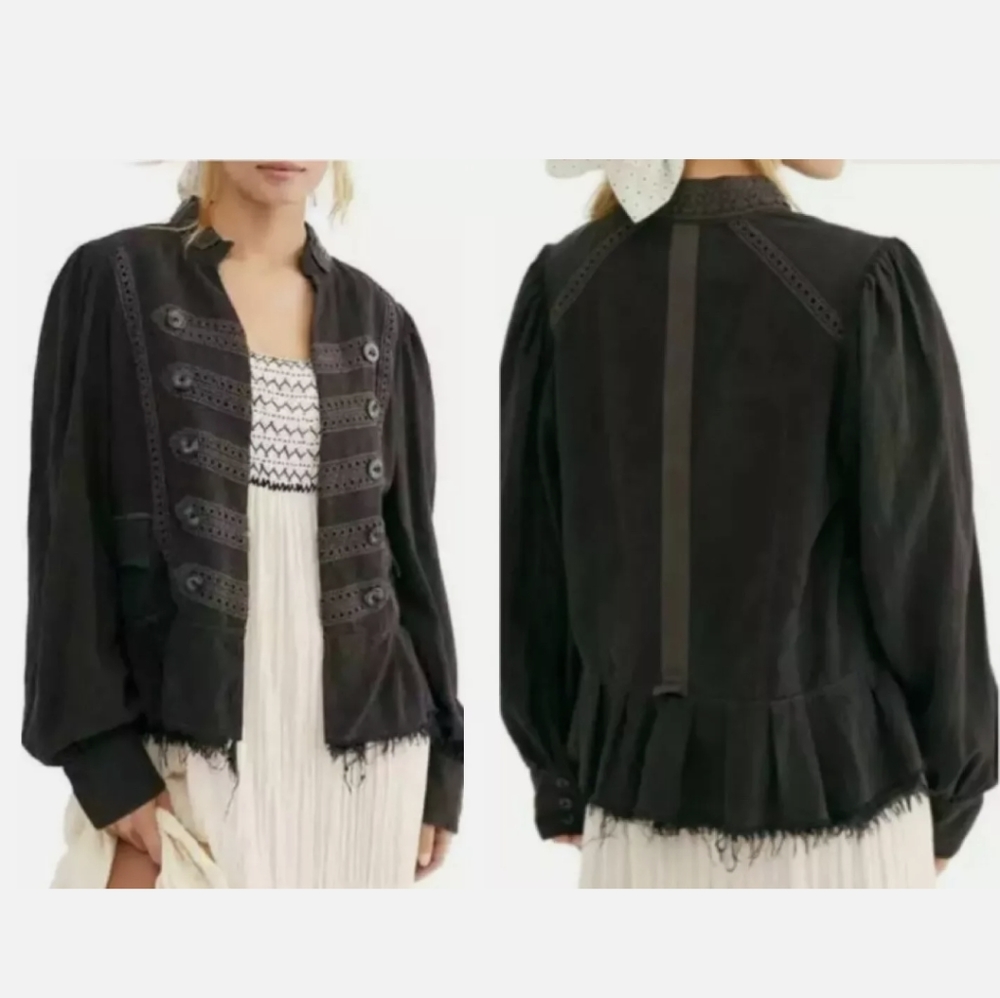 Free People sz XS Peplum Jacket